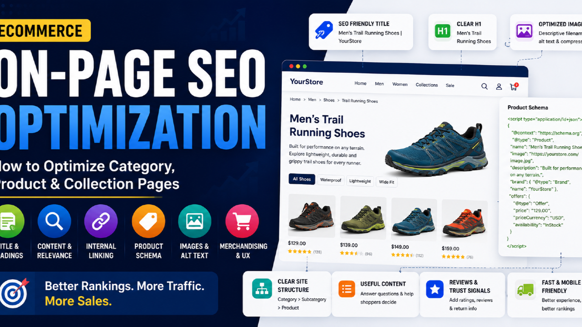 eCommerce On-Page SEO: How to Optimize Category, Product & Collection Pages