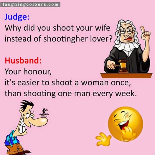jokes on judge, women and husband