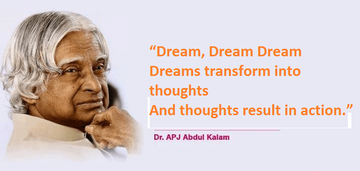 Dream, Thoughts & Action Quotes