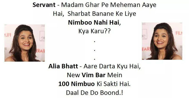 Alia Bhatt Jokes on NImboo