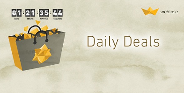 Webinse Daily Deals Magento extension