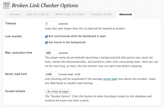 Broken Link Checker WordPress Plugin