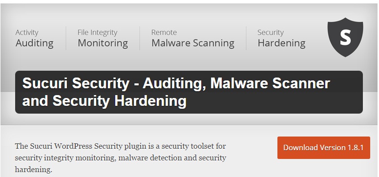 Sucuri Security - Auditing, Malware Scanner and Security Hardening