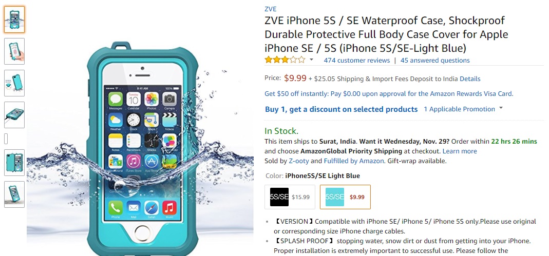 ZVE water proof phone cases